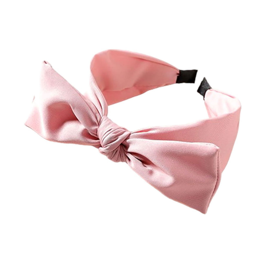 Pink Bow Pointed Headband