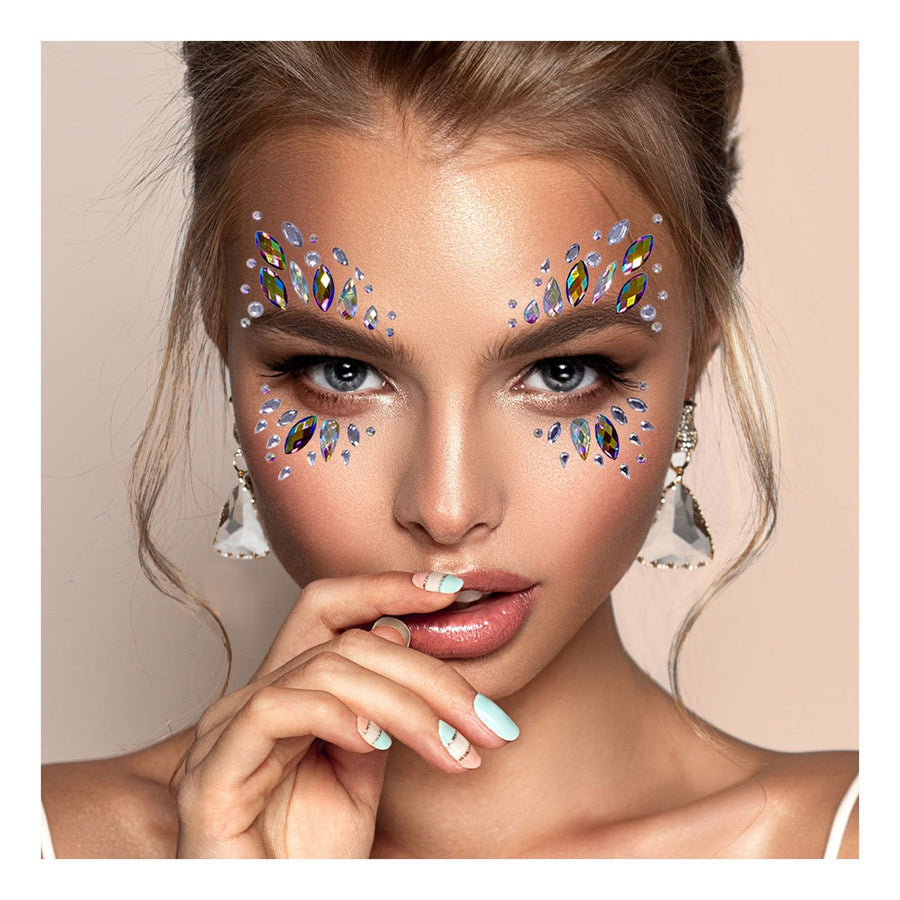 Multi Color Adhesive Crystal Body Jewels Stickers