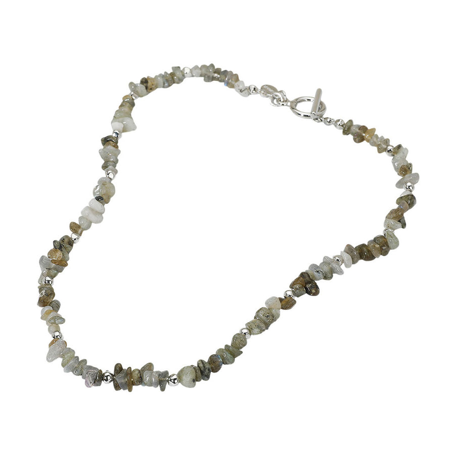 Turquoise Semi Precious Natural Stone Beaded Necklace