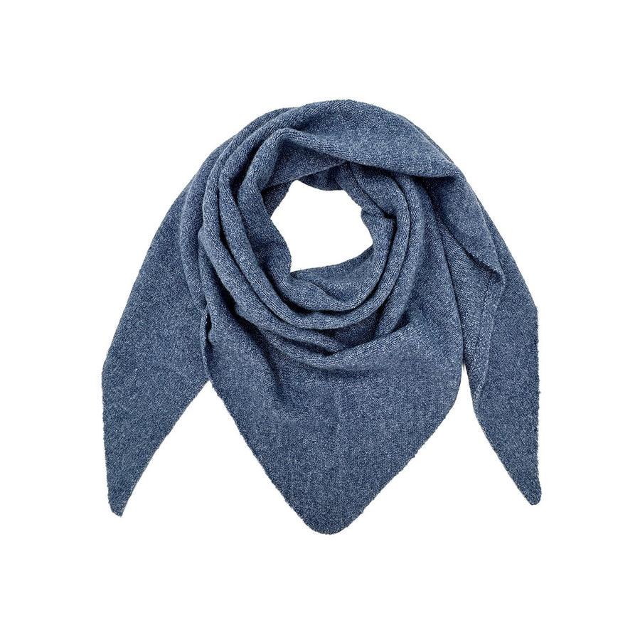 Mustard Triangle Poncho Scarf