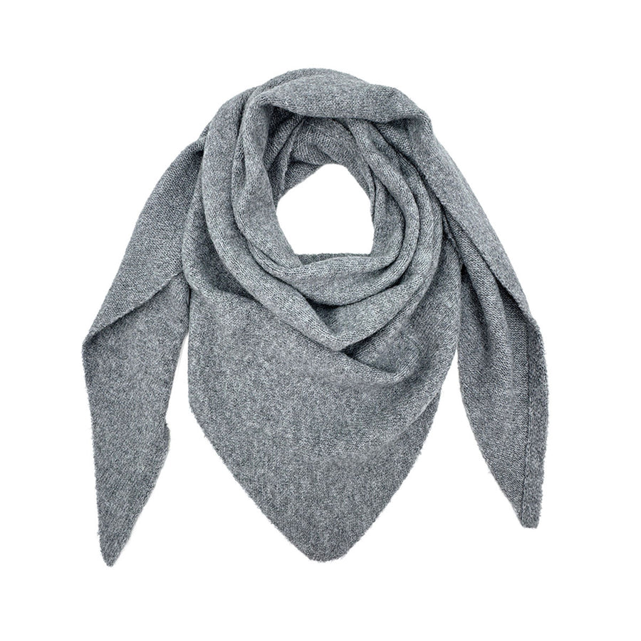 Mustard Triangle Poncho Scarf