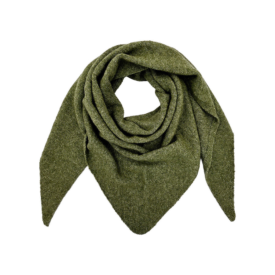 Mustard Triangle Poncho Scarf