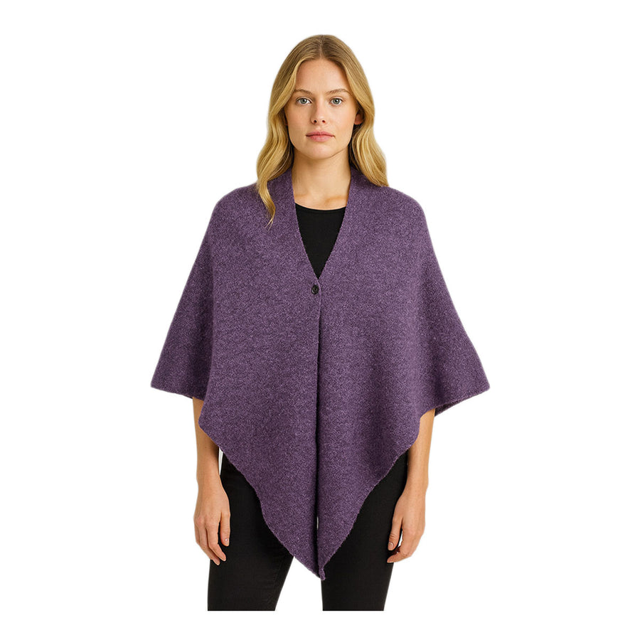 Mustard Triangle Poncho Scarf