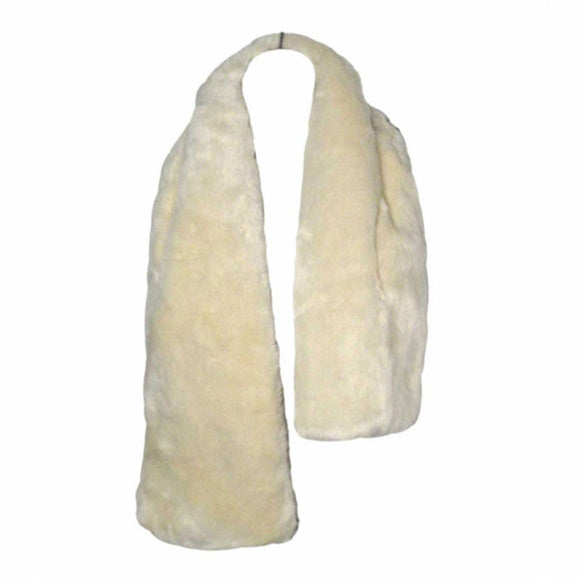 Luxe Soft Cream Faux Fur Scarf