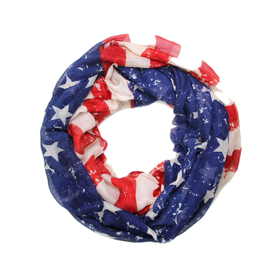 American Flag Infinity Scarf