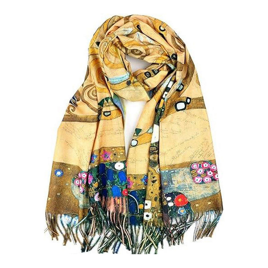 Gustav Klimt's "Tree of Life" Fine Art Cashmere Shawl Wrap