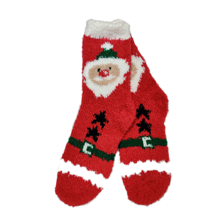 Santa Claus Rudolph Soft Socks