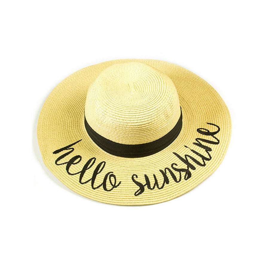 Chic ‘Hello Sunshine’ Floppy Statement Hat