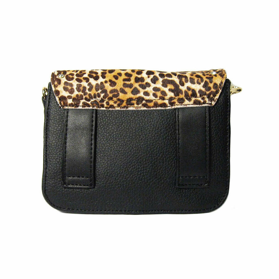 Animal Leopard Print Genuine Leather Belt Bag