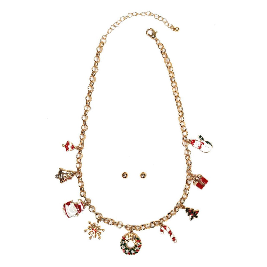 Holiday Multi Charms Necklace