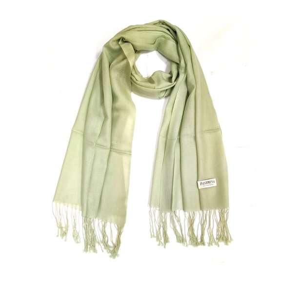 Mint Color 100% Pashmina Shawl