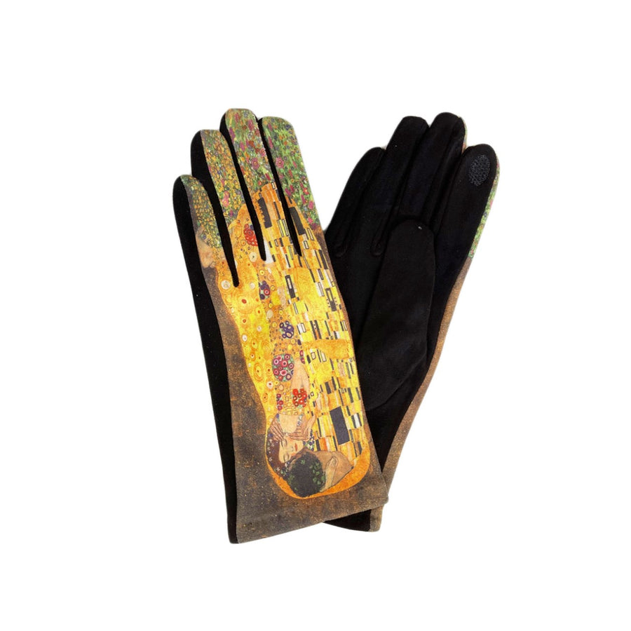 Gustav Klimt’s The Kiss Fine Art Print Touchscreen Gloves