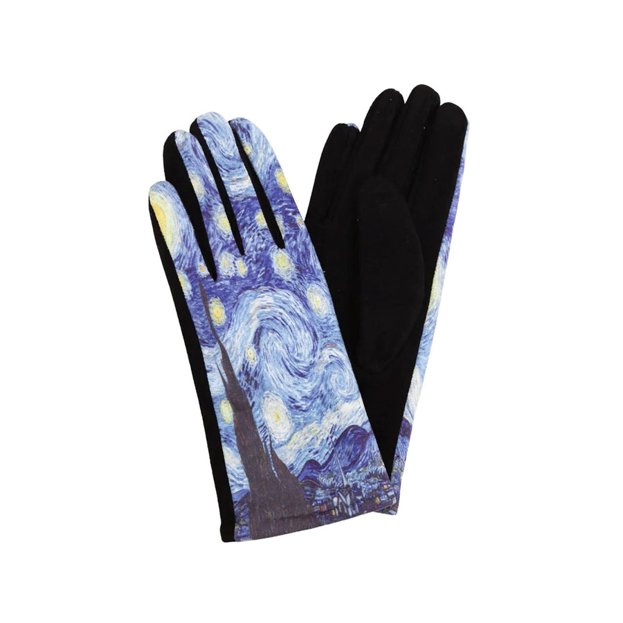 Van Gogh’s Starry Night Fine Art Print Gloves