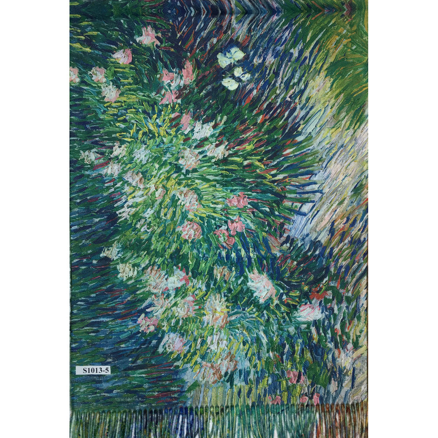 Van Gogh’s Irises Fine Art Cashmere Shawl Wrap