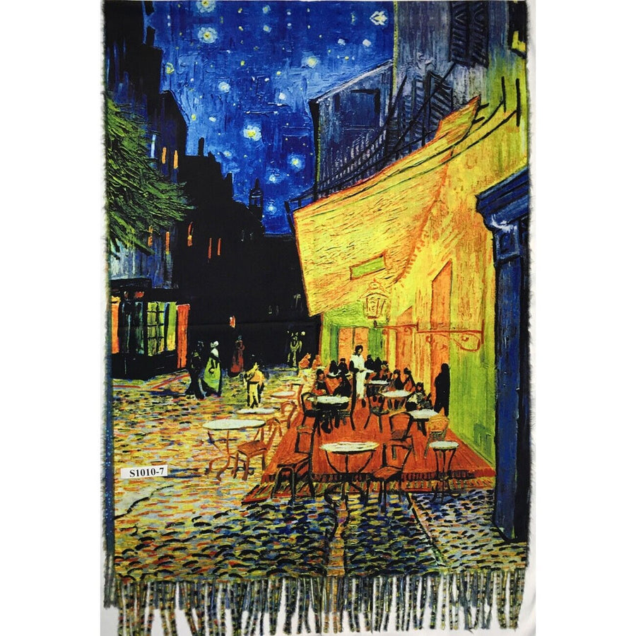 Van Gogh’s Starry Night Fine Art Cashmere Shawl Wrap