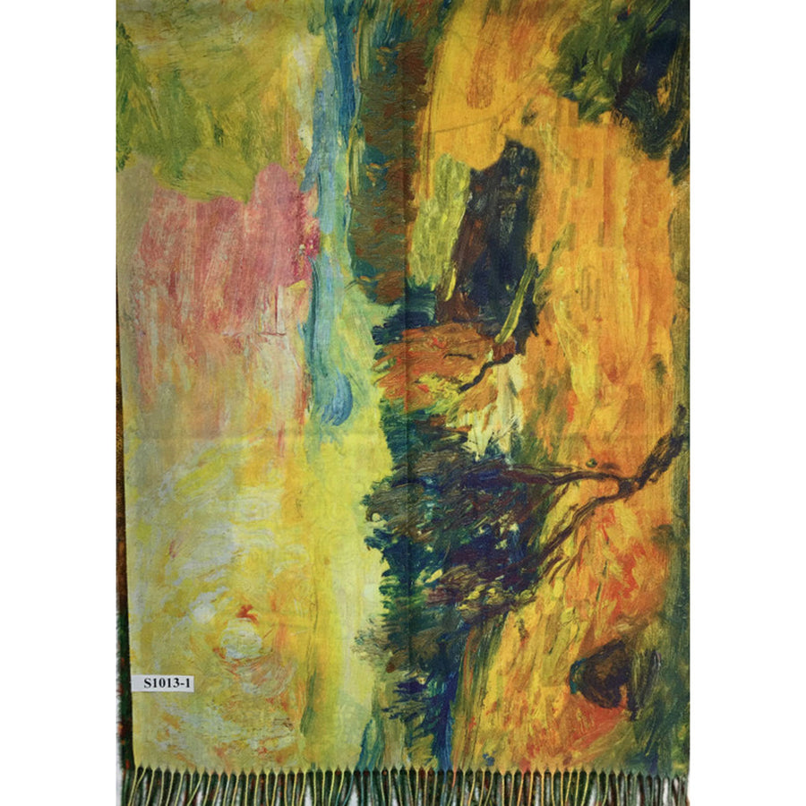 Gustav Klimt’s The Kiss Fine Art Cashmere Shawl Wrap